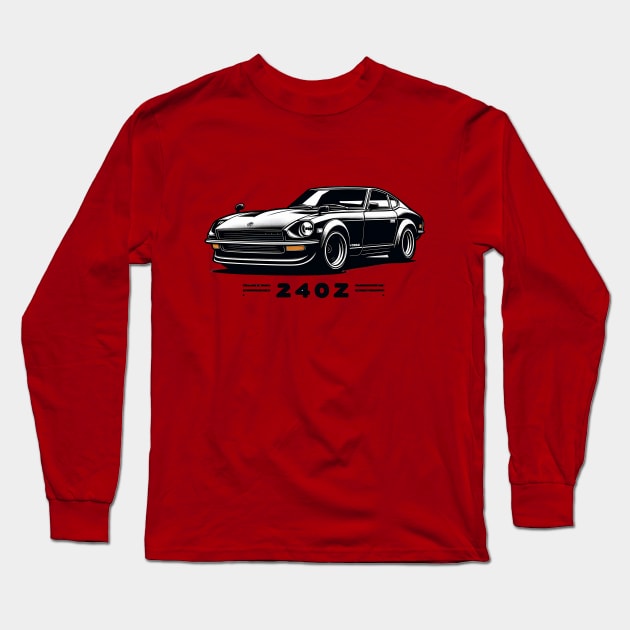 Nissan 240z Long Sleeve T-Shirt by TaevasDesign